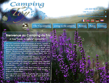 Tablet Screenshot of camping-du-toy.com